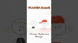 TrouserToons: Sticky's Mysterious Message (Animation) #shorts