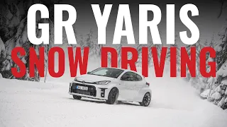 Toyota GR Yaris - SNOW driving