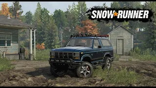 SnowRunner Ford Bronco 1983 Mapa Canadian Runner