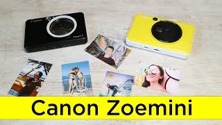 Обзор и сравнение фото камер с моментальной печатью Canon Zoemini S и Zoemini C