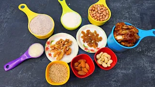 Baby food || Weight Gaining Protein Rich Laddu Recipe for Kids & Toddlers ||