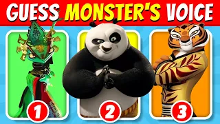 🐼🏯 Guess the Kung Fu Panda Characters by Voice | Quiz meme song