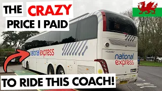 Cardiff to London with National Express.  An Absolutely Ridiculous Price!