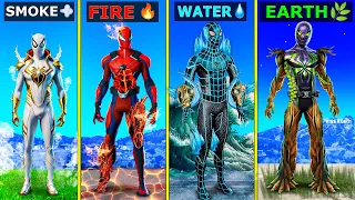 Upgrading to ELEMENTAL SPIDER-MAN in GTA 5