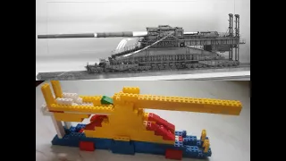 Gustav Railway Gun | Simple without special set | Blocks By Blocks |