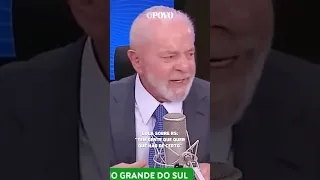 Lula diz que fake news sobre Rio Grande do Sul desmerecem quem está ajudando #shorts