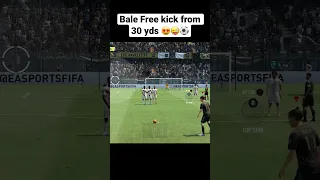 FIFA 22 Bale Free kick from 30 yds 😍😜⚽️ #fifa22 #short #football #bale