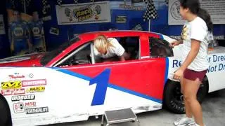 How any Cheerleaders can you fit in a race car???