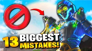 13 BIGGEST Mistakes You Are Making In Apex Legends!