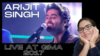 Reacting to Arijit Singh LIVE at GIMA 2017 for the first time!