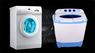 Чем отличается стиральная машина автомат от полуавтомата?
