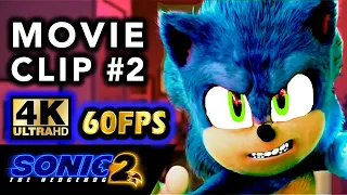 SONIC 2 (2022) Movie Clip #2 | (60FPS 4K UHD)