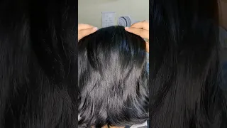 Mini claw clip hairstyle on short hair 🤯🦋😌 #shorts #short #viral #hairstyle #hair #shorthair