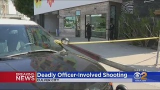 Culver City Police Shoot, Kill Allegedly Armed Man At Parking Garage; Officer Struck By Friendly Fir
