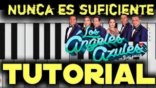 LOS ANGELES AZULES - NUNCA ES SUFICIENTE -NATALIA LAFOURCADE- TUTORIAL EN TECLADO 👍 TUTOS 4.40