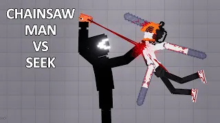 CHAINSAW MAN vs SEEK Who Is Stronger? - Roblox Doors - People Playground