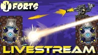 Battleship Time! - Forts RTS - Livestream