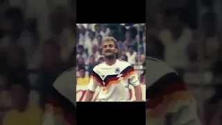 Frank Rijkaard vs Rudi Völler, FIFA World Cup 1990 #shorts #football