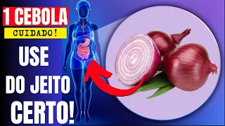 CEBOLA CRUA FAZ ISSO! O que acontece com seu corpo quando você come cebola roxa todos os dias!