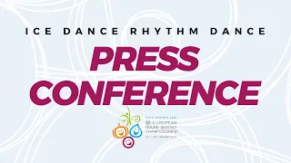 Press Conference | Rhythm Dance | ISU European Figure Skating Championships | #EuroFigure