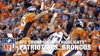 Patriots vs. Broncos | AFC Championship Highlights | NFL