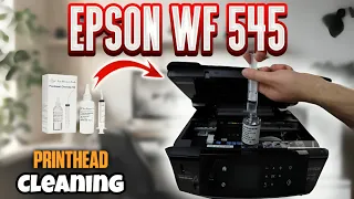 Epson WF 545 - Printhead Cleaning - How To Tutorial