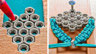 Easy DIY Jewelry Ideas: Hex Nut Diamond Bracelet