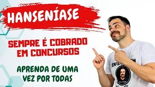 HANSENÍASE -  Não pode ficar de fora de ESTUDO PARA CONCURSOS   não erre mais