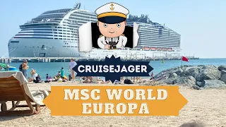 MSC World Europa Full Ship Tour - 4K (HDR)