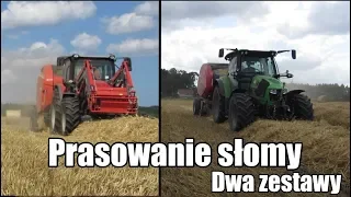 Prasowanie słomy 2019 na dwa zestawy