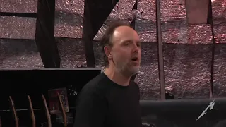 Metallica writing Hardwired to Self Destruct, but it's just Lars