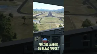 Watch this amazing landing on Bilbao Airport - A320 NEO