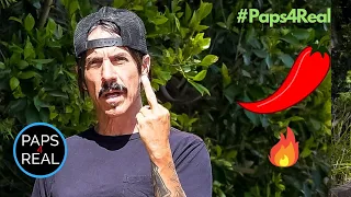 Red Hot Chili Peppers Anthony Kiedis not happy to see Paparazzi  | Paps4Real