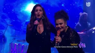 Lucero y Lucero Mijares cantando “Azul” en Juego de Voces (2024)