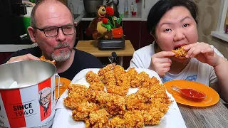 Мукбанг Крылья как в KFC / Mukbang Wings as in KFC