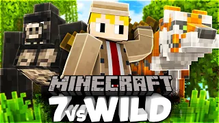 Ich habe 7vsWild in MINECRAFT gespielt!