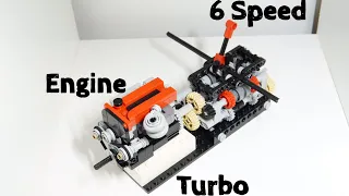 Shift GEARS at HOME LEGO Engine and 6 Speed (REALISTIC)