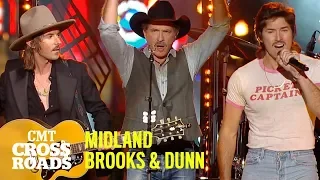 Brooks & Dunn, Midland Perform “Boot Scootin’ Boogie” | CMT Crossroads