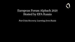 Post-Crisis Recovery: Learnings from Russia