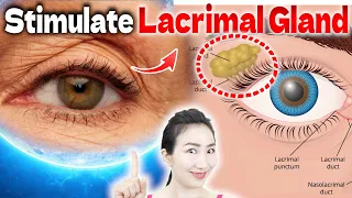 Shaking Lacrimal Gland Gently Removes your Droopy Eyelids and Eye Wrinkles (Crow Feet)