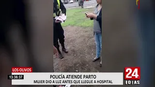 Los Olivos: mujer pierde a su bebé tras dar a luz en plena vía pública