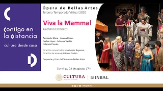 Viva la Mamma!, de Gaetano Donizetti / Ópera de Bellas Artes / INBAL / México