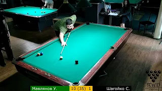 Мавлянов У. – Шагойко С. Roll'n'Draw Pool Club. «14.1». 28.04.2024