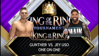 Epic Match | Jey Uso vs Gunther | King Of The Ring | Wwe 2k24