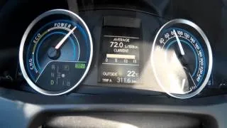 Toyota Auris Hybrid 135 Prestige - acceleration 0-100 km/h test.auto.pl