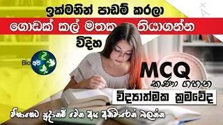 කණා MCQ - Top SCIENTIFIC TechniQues to GUESS an Answer - STUDY TIPS AND FEYNMAN TECHNIQUE EXAM TIPS