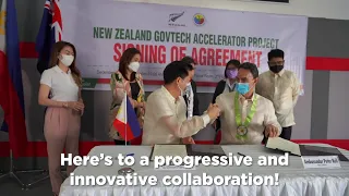 HIGHLIGHTS: New Zealand GovTech Accelerator Project - Agreement Signing Ceremony