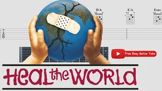 Heal The World - Michael Jackson - Free Easy Guitar Tab