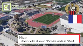 Stade Charles-Ehrmann / Parc des sports de l‘Ouest | OGC Nice B | Google Earth | 2018