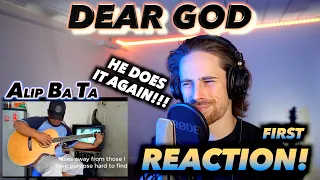 Alip Ba Ta - Dear God (A7F fingerstyle cover) FIRST REACTION! (HE DOES IT AGAIN!!!)